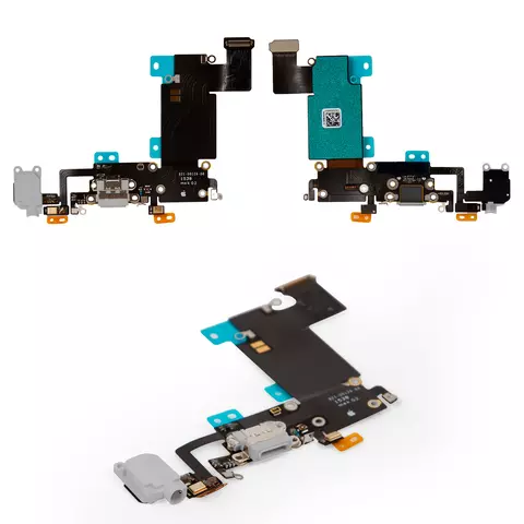 flat-cable-for-apple-iphone-6s-plus-cell-phone-grey-charge-connector-with-components